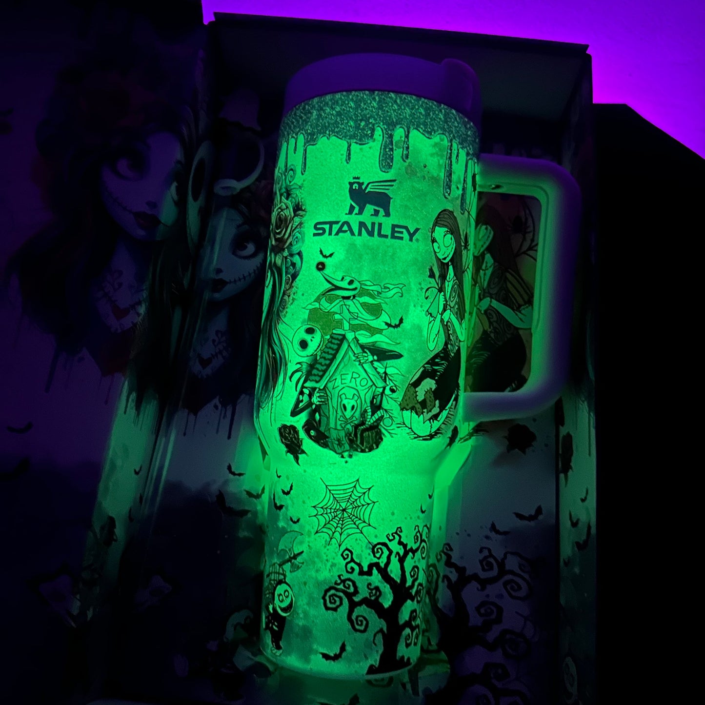 Hauntidays™ Sally x Jack Skellington 40oz Tumbler