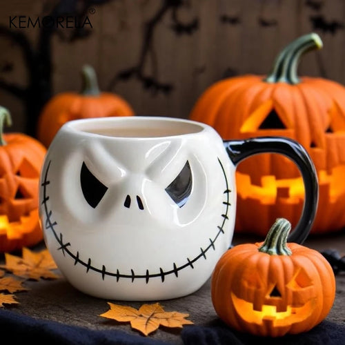 Jack and Sally Ceramic Cup Mug