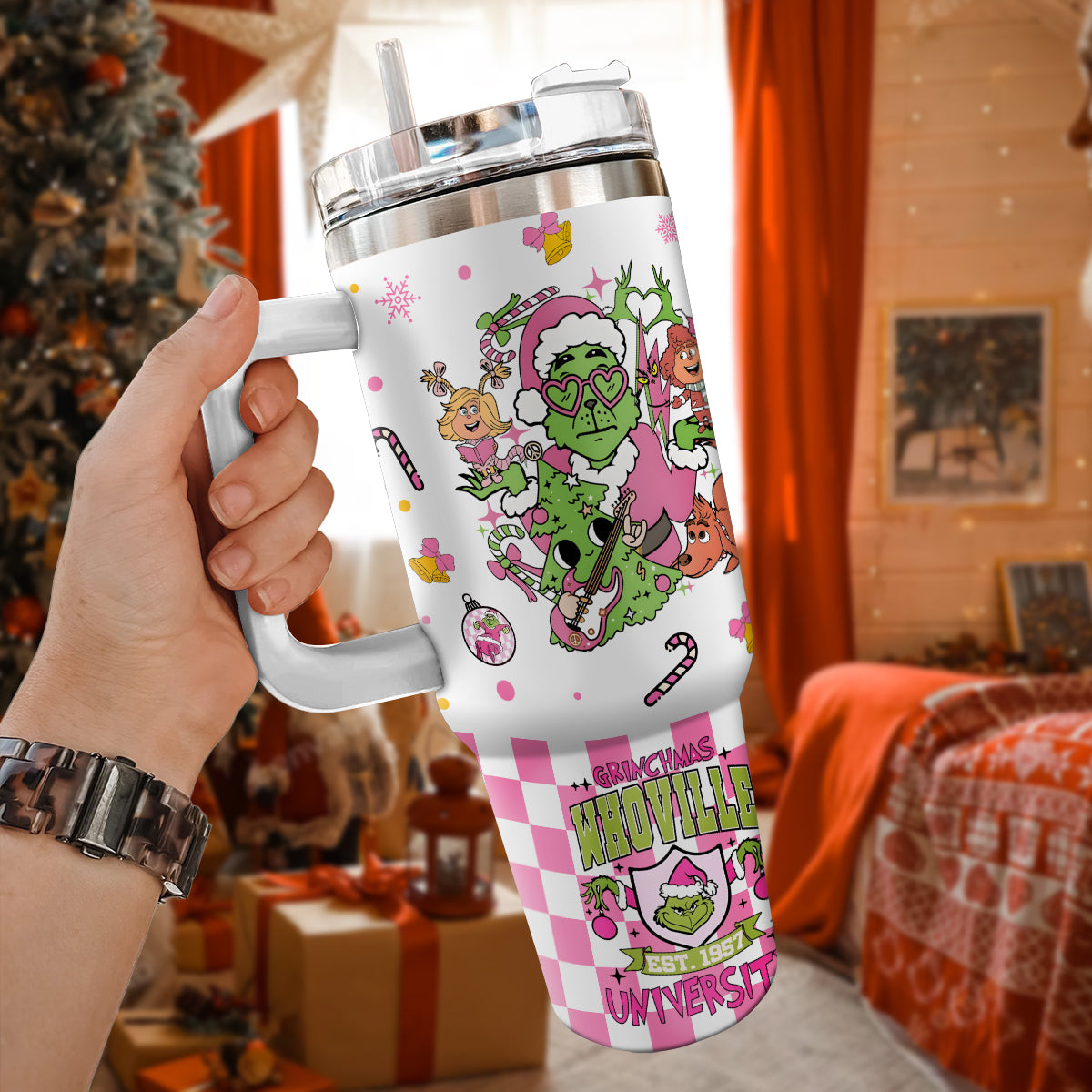 Hauntidays™ Grinch 40oz Tumbler