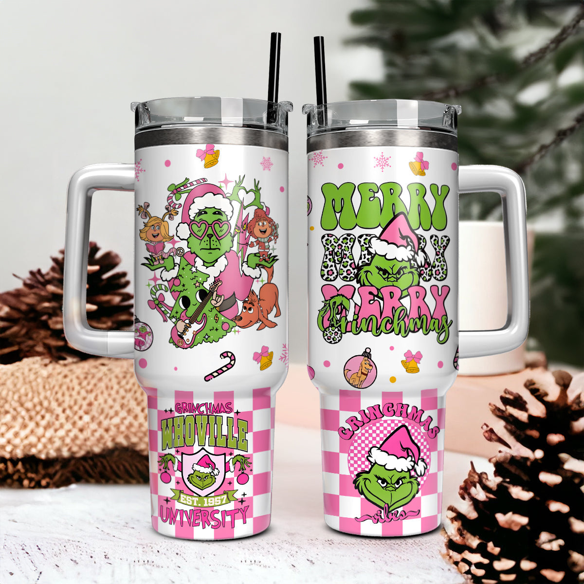 Hauntidays™ Grinch 40oz Tumbler